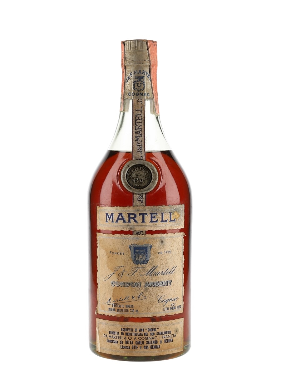Martell Cordon Argent Bottled 1970s - Carlo Salegno 75cl / 40%