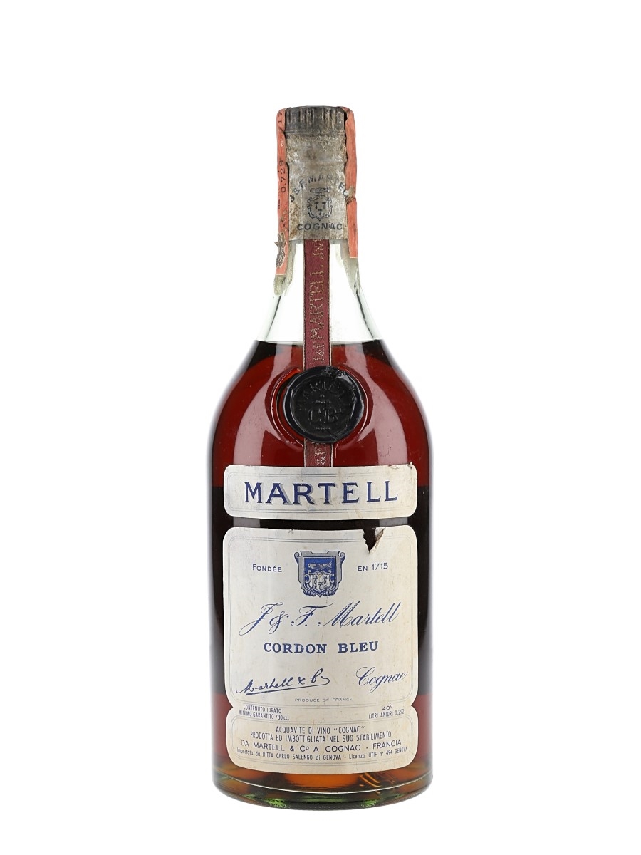 Martell Cordon Bleu Bottled 1970s - Carlo Salegno 75cl / 40%