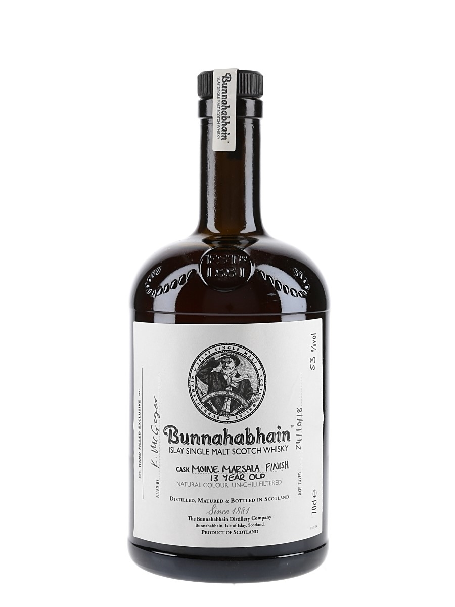 Bunnahabhain 13 Year Old Moine Marsala Finish Bottled 2018 70cl / 53%