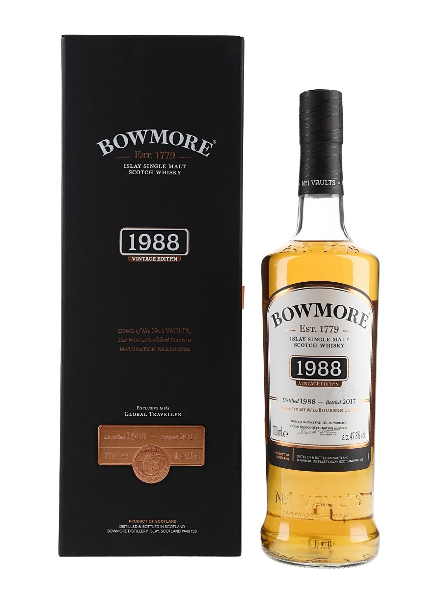 Bowmore 1988 Vintage Edition Bottled 2017 - Travel Retail 70cl / 47.8%