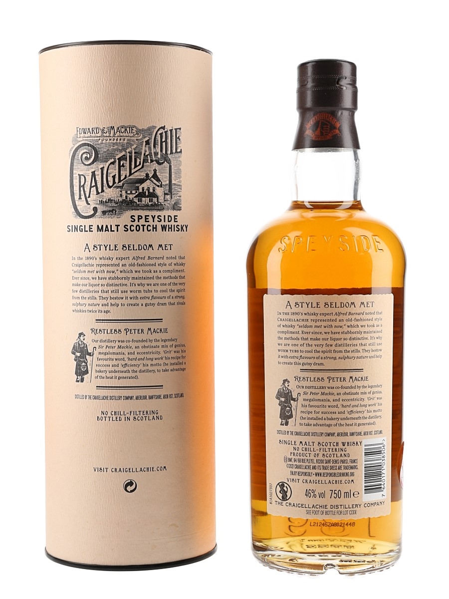 Craigellachie 1993 27 Year Old Sauternes Finish - Lot 166742