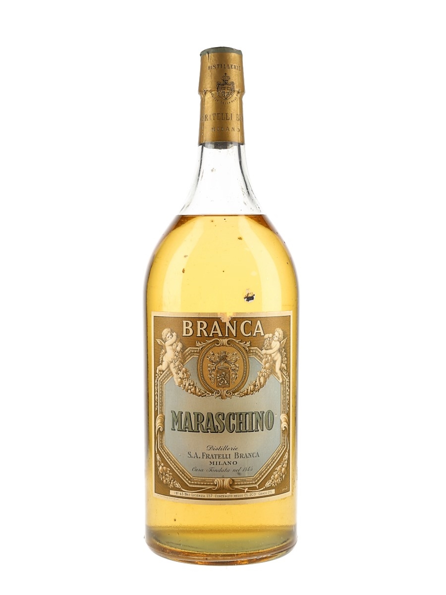 Fratelli Branca Maraschino Liqueur Bottled 1930s-1940s - Large Format 200cl / 25%