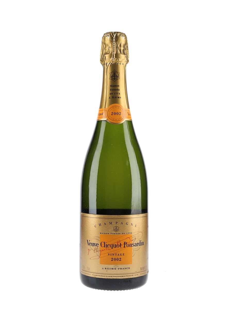 2002 Veuve Clicquot Ponsardin Vintage Champagne 75cl / 12%