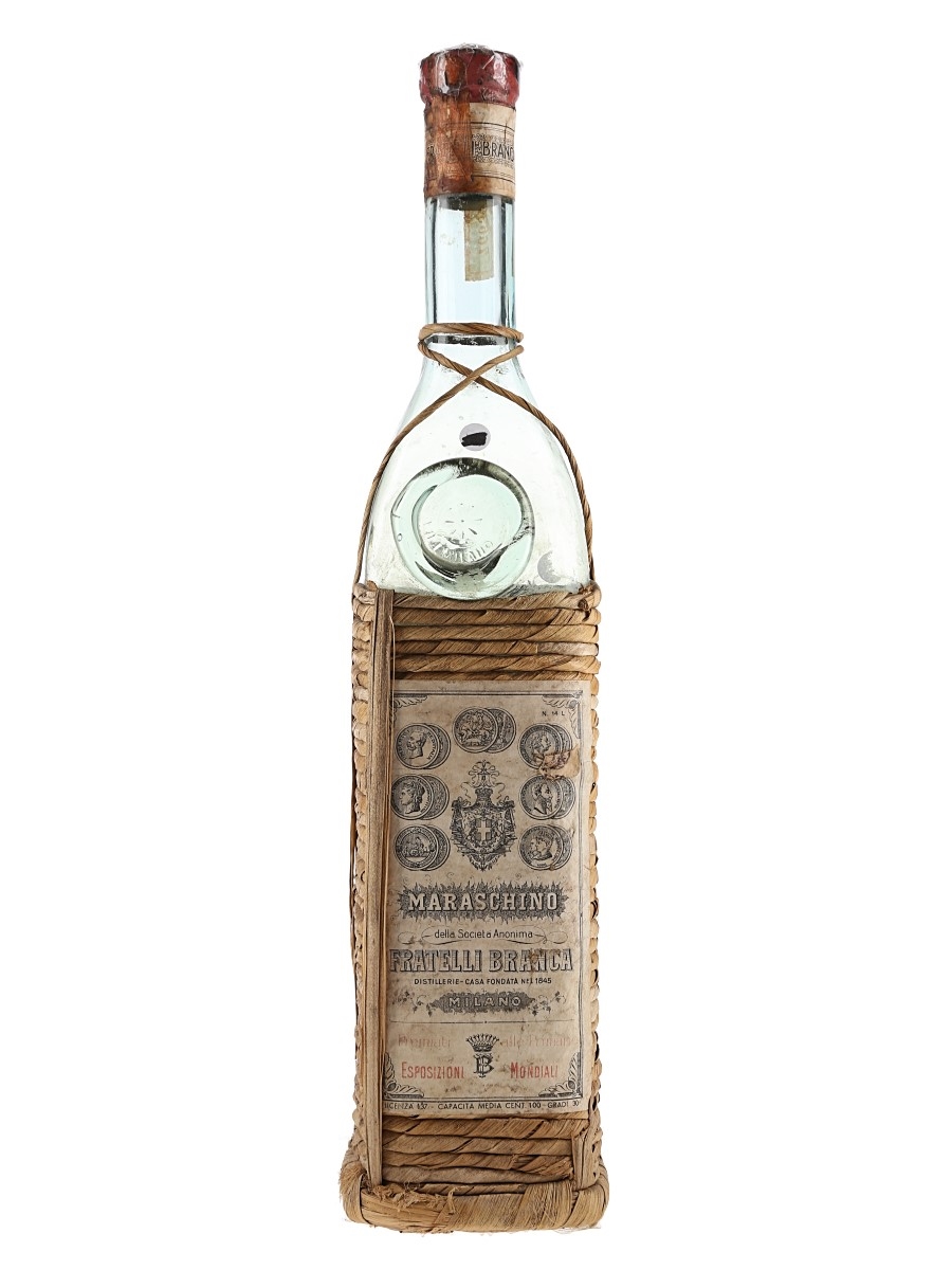 Fratelli Branca Maraschino Liqueur Bottled 1960s 100cl / 30%