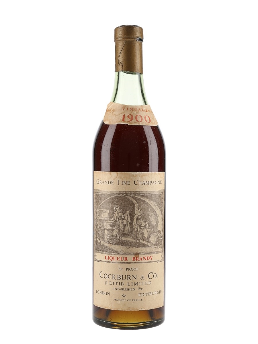 Cockburn & Co 1900 Liqueur Brandy Bottled 1940s 70cl / 40%
