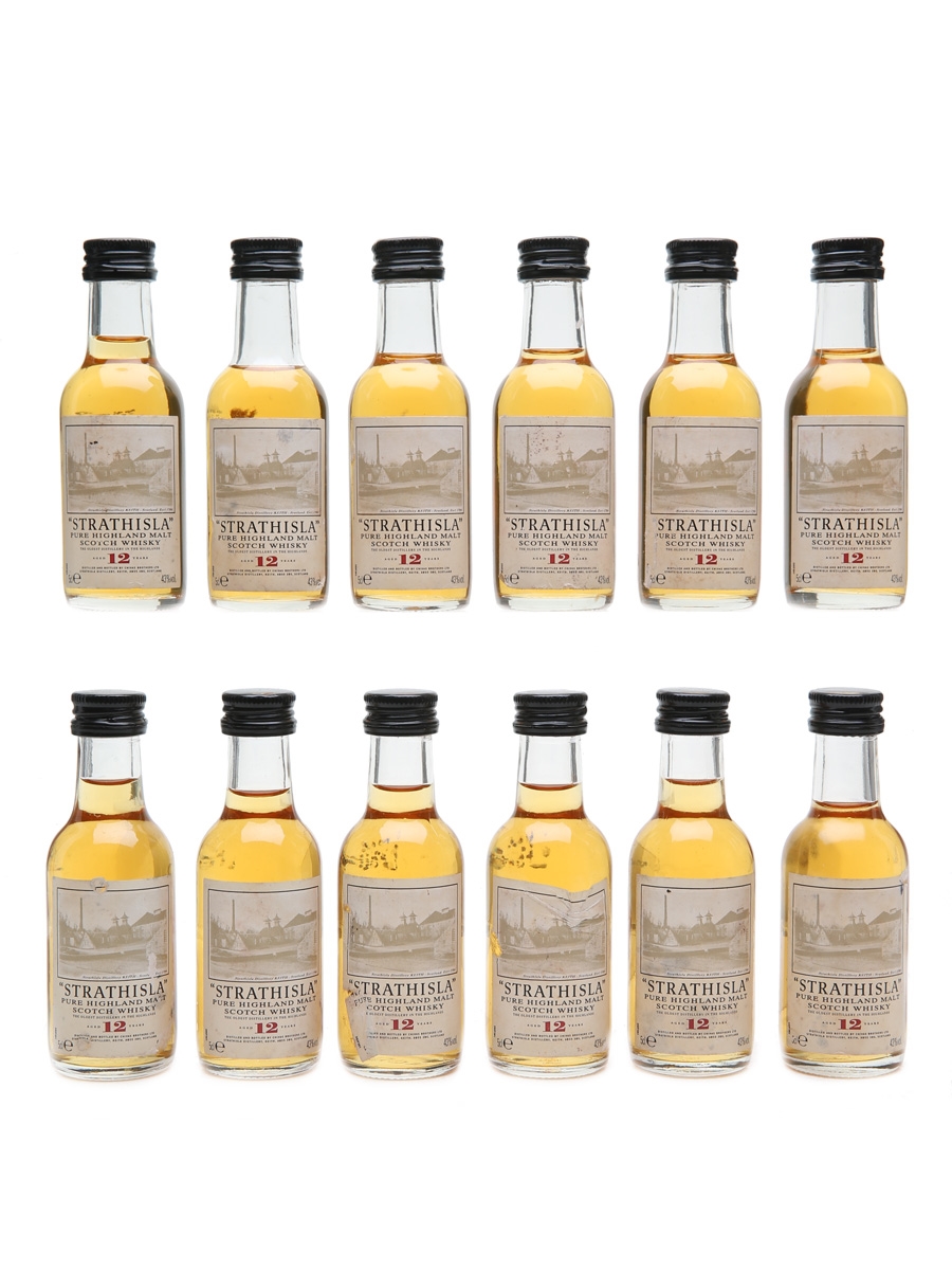 Strathisla 12 Year Old Miniatures 12 x 5cl / 43%
