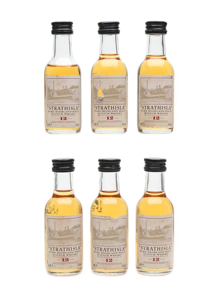 Strathisla 12 Year Old Miniatures 6 x 5cl / 43%