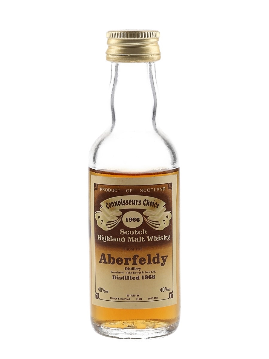 Aberfeldy 1966 Connoisseurs Choice Bottled 1980s - Gordon & MacPhail 5cl / 40%