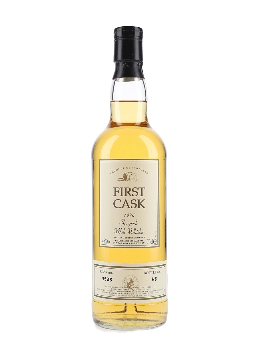 Benriach 1976 27 Year Old Cask 9538 First Cask 70cl / 46%