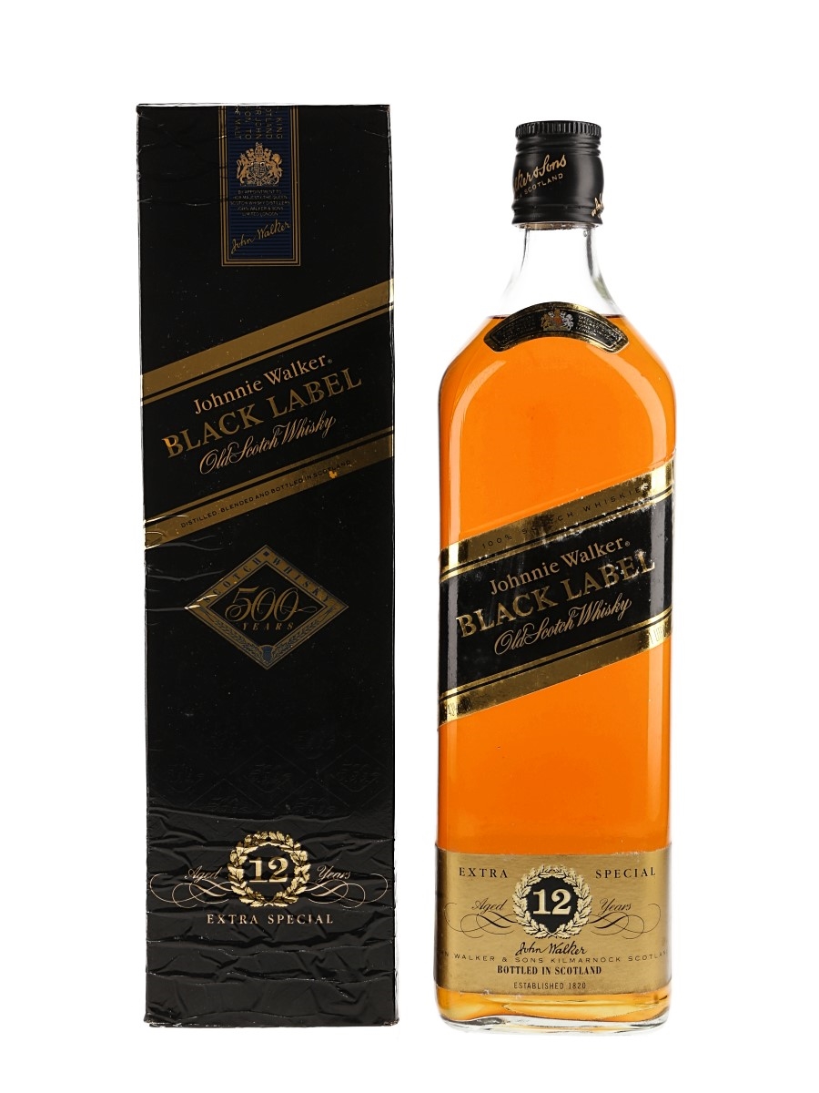 Johnnie Walker Black Label 12YO Extra Special Old Scotch