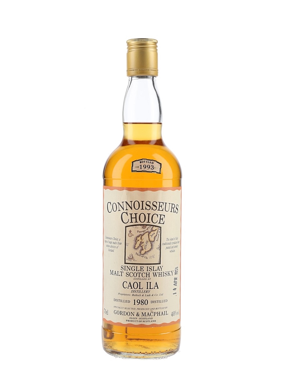 Caol Ila 1980 Connoisseurs Choice Bottled 1993 - Gordon & MacPhail 70cl / 40%