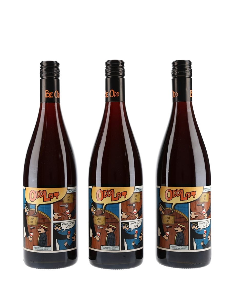 2018 Odd Lot Pinot Noir Scheid Family Wines - Monterey 3 x 75cl / 13.5%