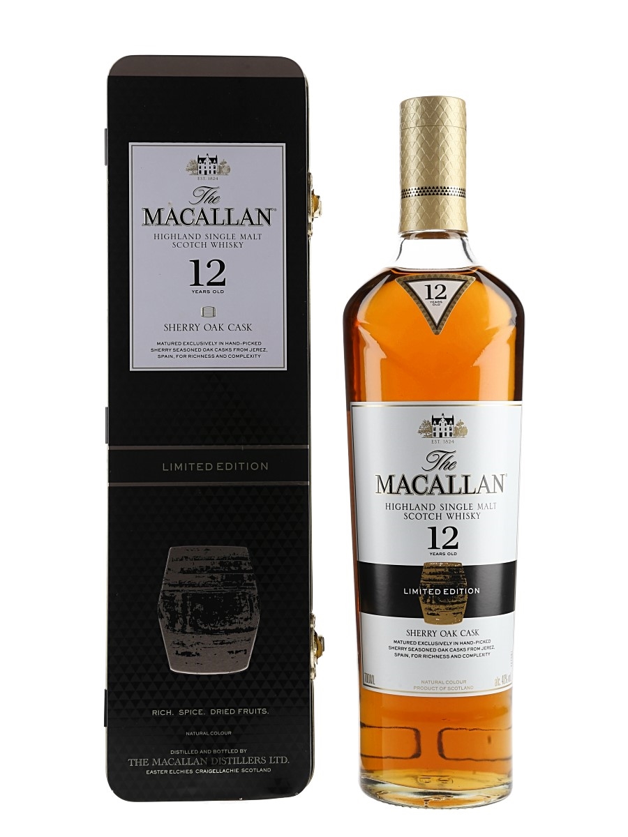 Macallan 12 Year Old Sherry Oak Limited Edition 70cl / 40%