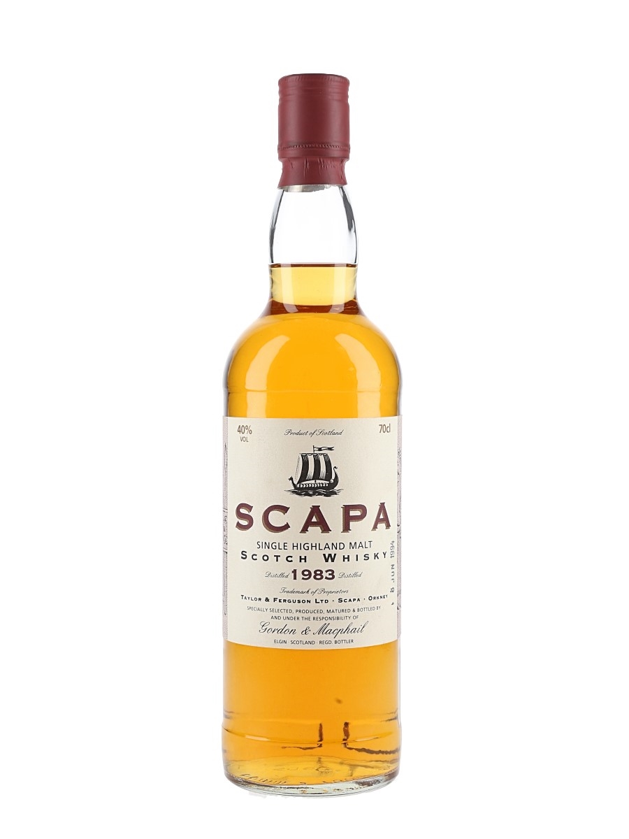 Scapa 1983 Bottled 1990s - Gordon & MacPhail 70cl / 40%