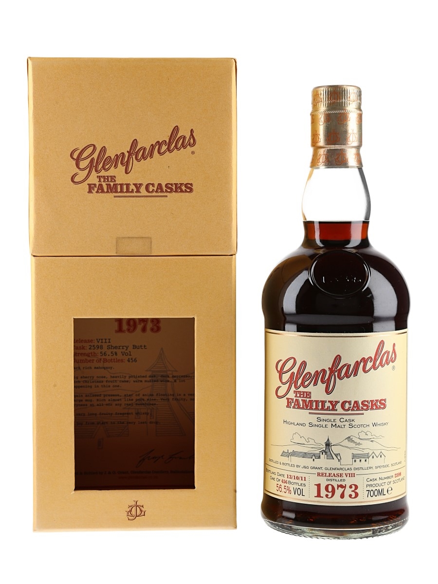 Glenfarclas 1973 The Family Cask Bottled 2011 - Release VIII 70cl / 56.5%