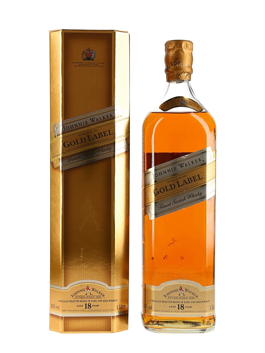 Johnnie Walker Gold Label 18 Year Old - Lot 166127 - Buy