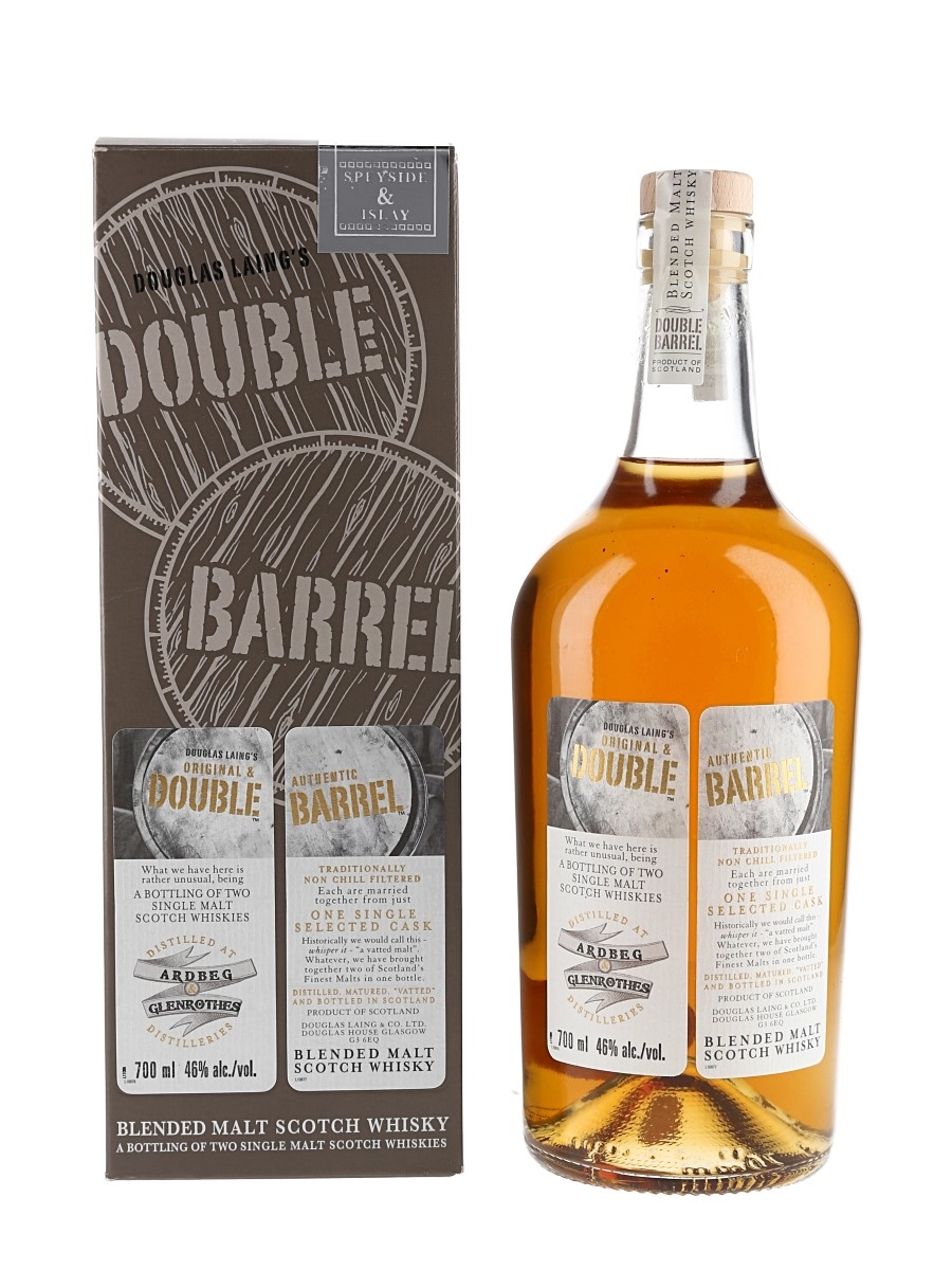 Douglas Laing Double Barrel 10 Year Old Ardbeg & Glenrothes 70cl / 46%