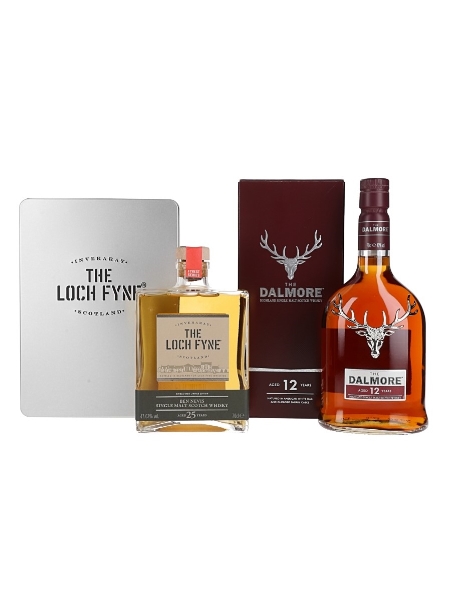 Ben Nevis 25 Year Old The Loch Fyne & Dalmore 12 Year Old  2 x 70cl