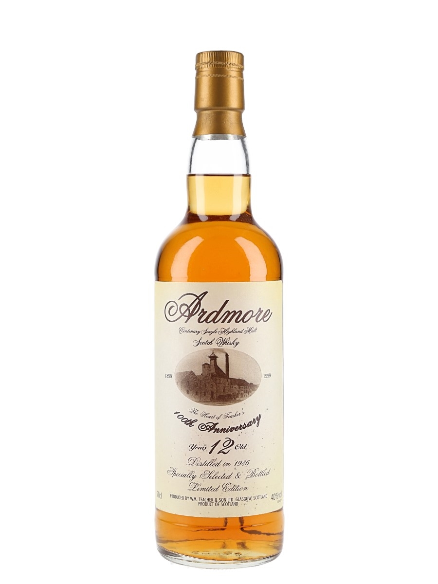 Ardmore 1986 12 Year Old Bottled 1999 - 100th Anniversary 70cl / 40%