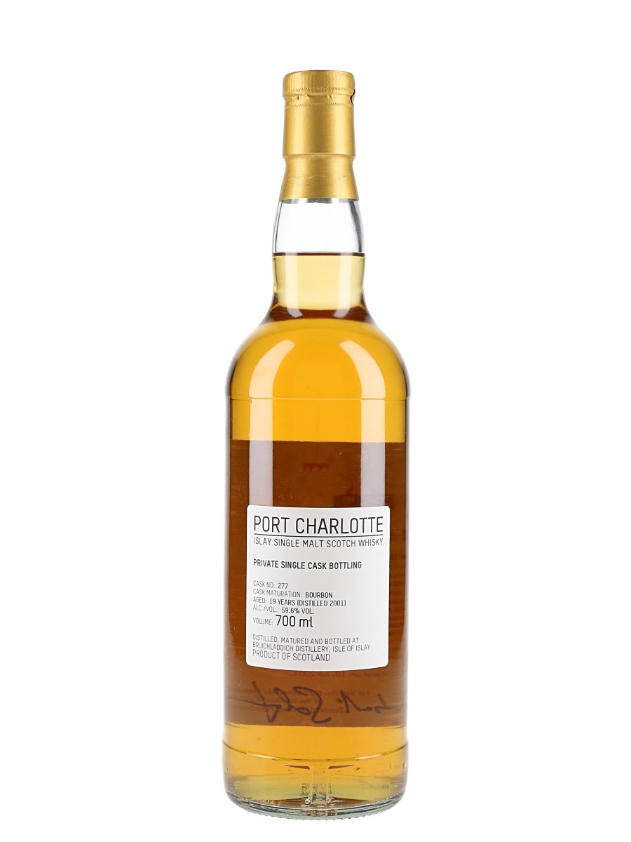 Port Charlotte 2001 19 Year Old Private single Cask 70cl / 59.6%