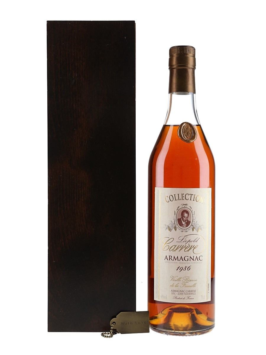 Collection Leopold Carrere 1986 Armagnac  70cl / 40%
