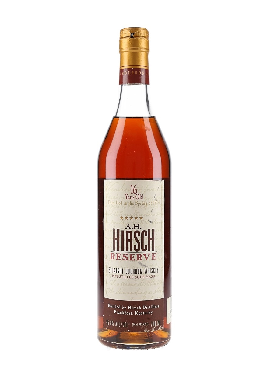 A H Hirsch Reserve 16 Year Old Distilled Spring 1974 70cl / 45.8%