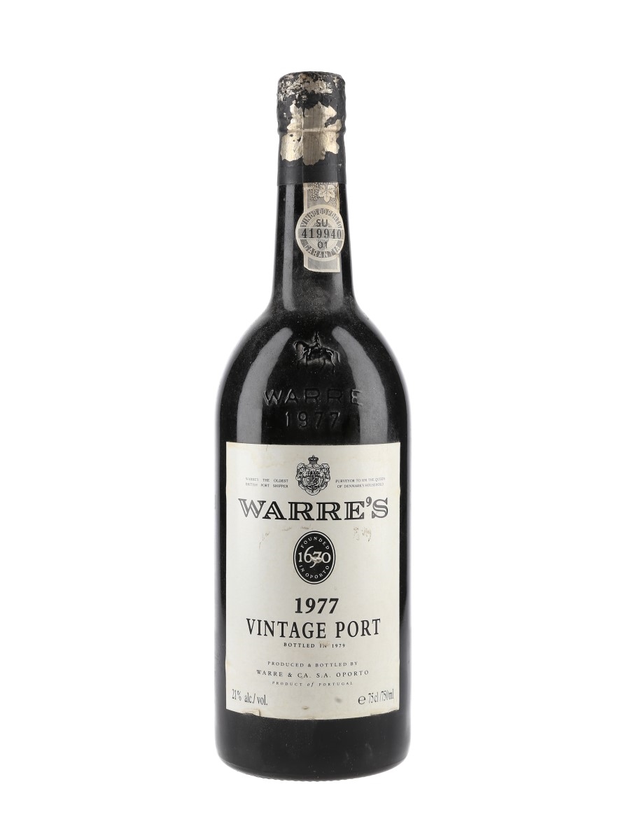1977 Warre's Vintage Port Bottled 1979 75cl / 21%