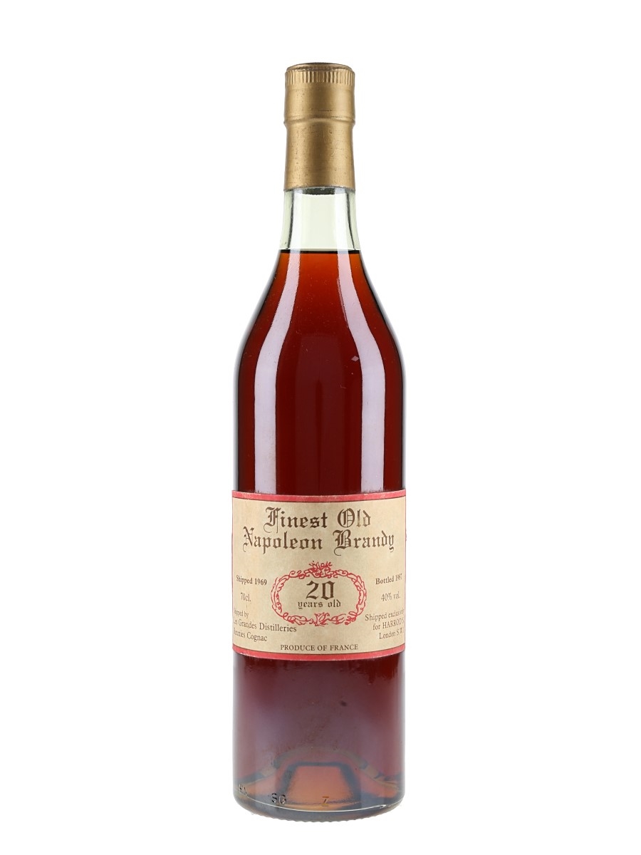 Finest Old Napoleon Brandy 20 Year Old Shipped 1969, Bottled 1987 70cl / 40%