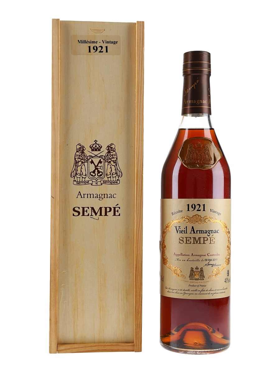 Sempé Vieil Armagnac 1921 - Lot 167186 - Buy/Sell Armagnac Online