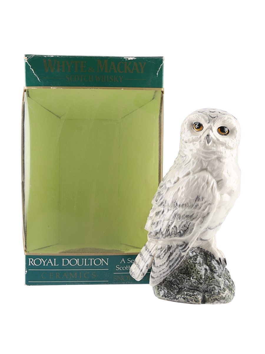 Whyte & Mackay Snowy Owl Bottled 1980s - Royal Doulton 50cl / 40%