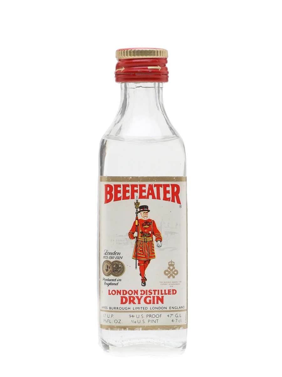 Beefeater Dry Gin Bottled 1970s 4.7cl / 47%