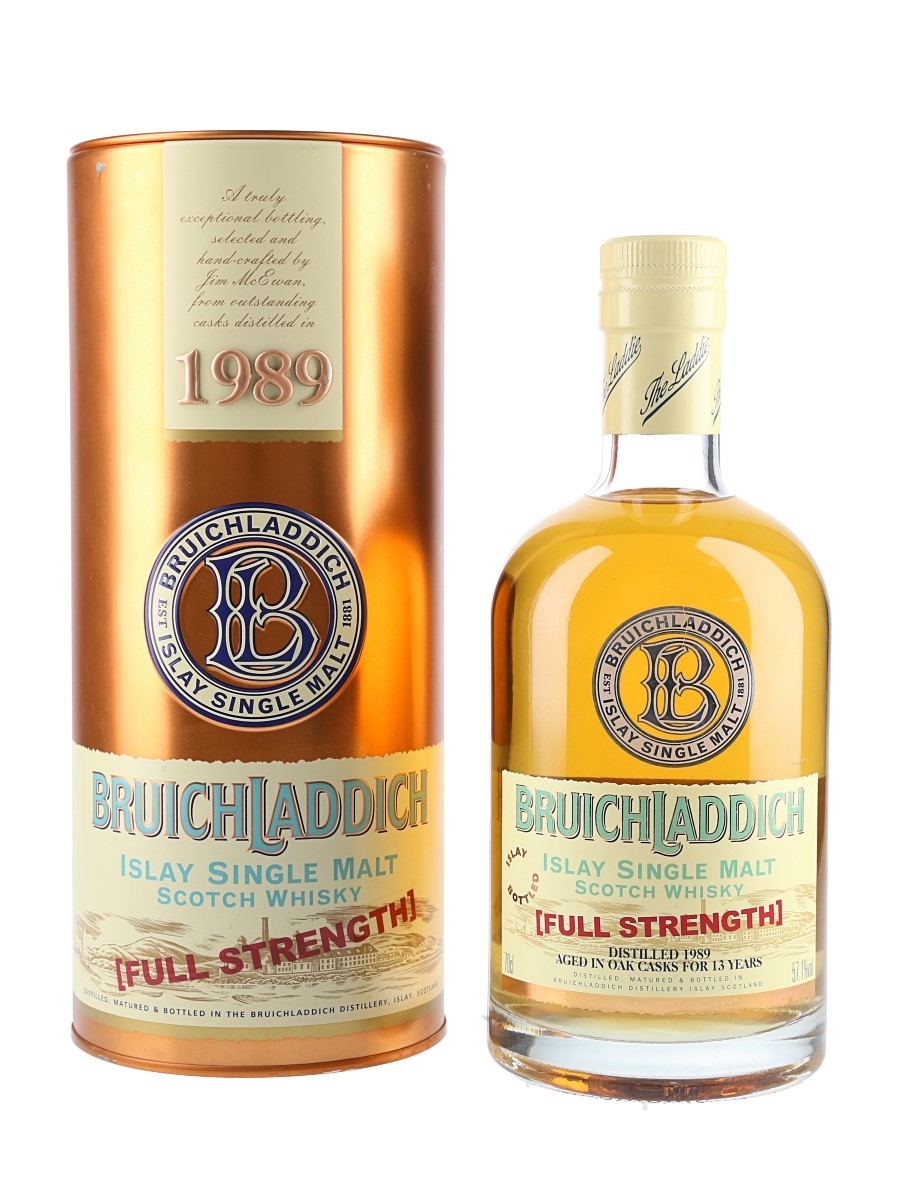 Bruichladdich 1989 13 Year Old Full Strength 70cl / 57.1%