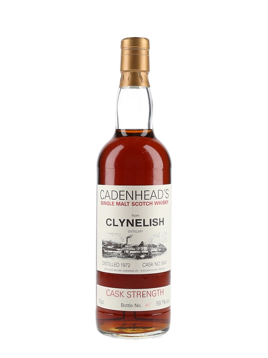Clynelish 1972 Cask 5641 Bottled 1992 - Cadenhead's White Label 70cl / 59.7%