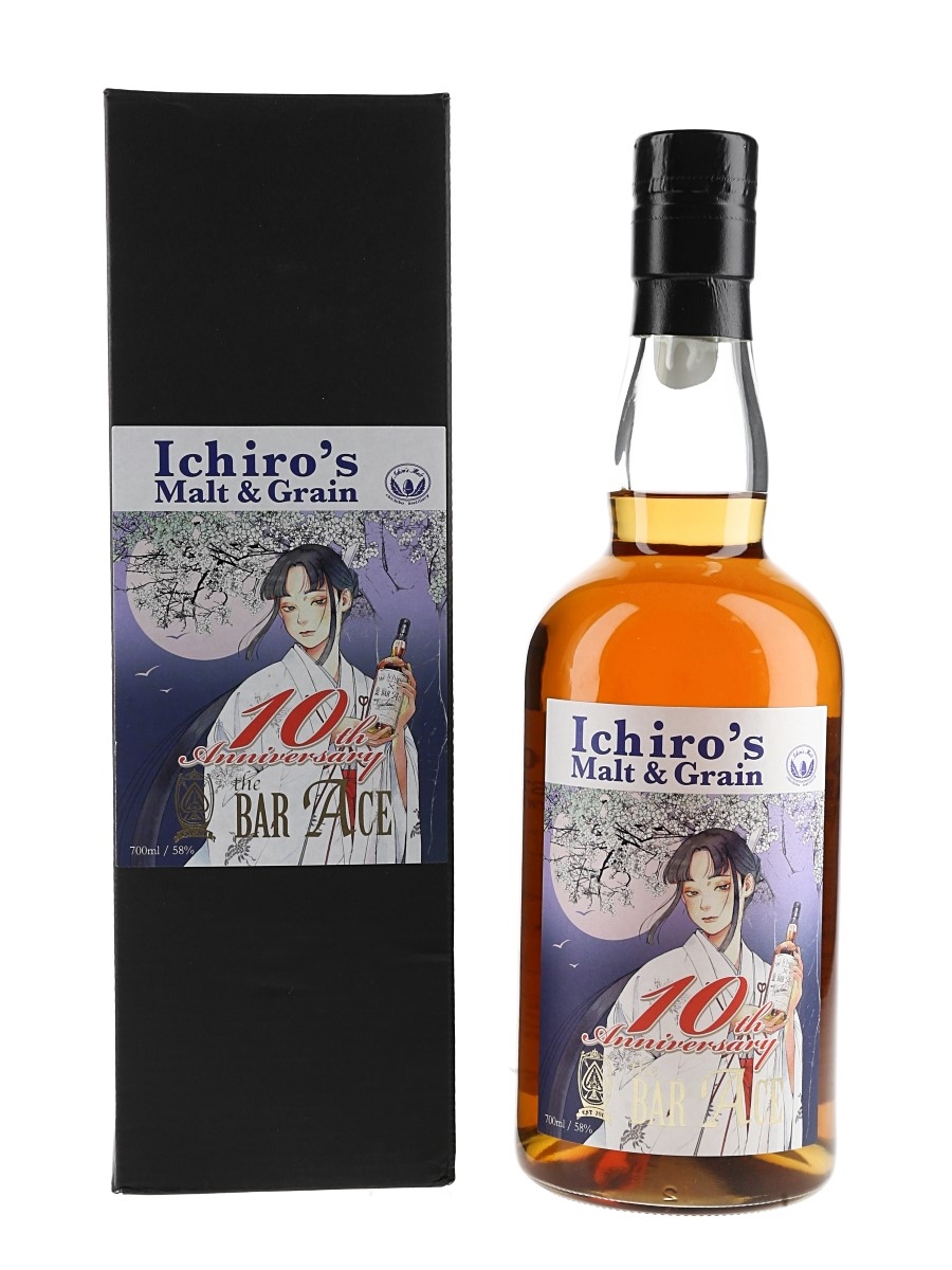 Ichiro's Malt & Grain Single Cask #12475 Bottled 2021 - Bar Ace 10th Anniversary 70cl / 58%