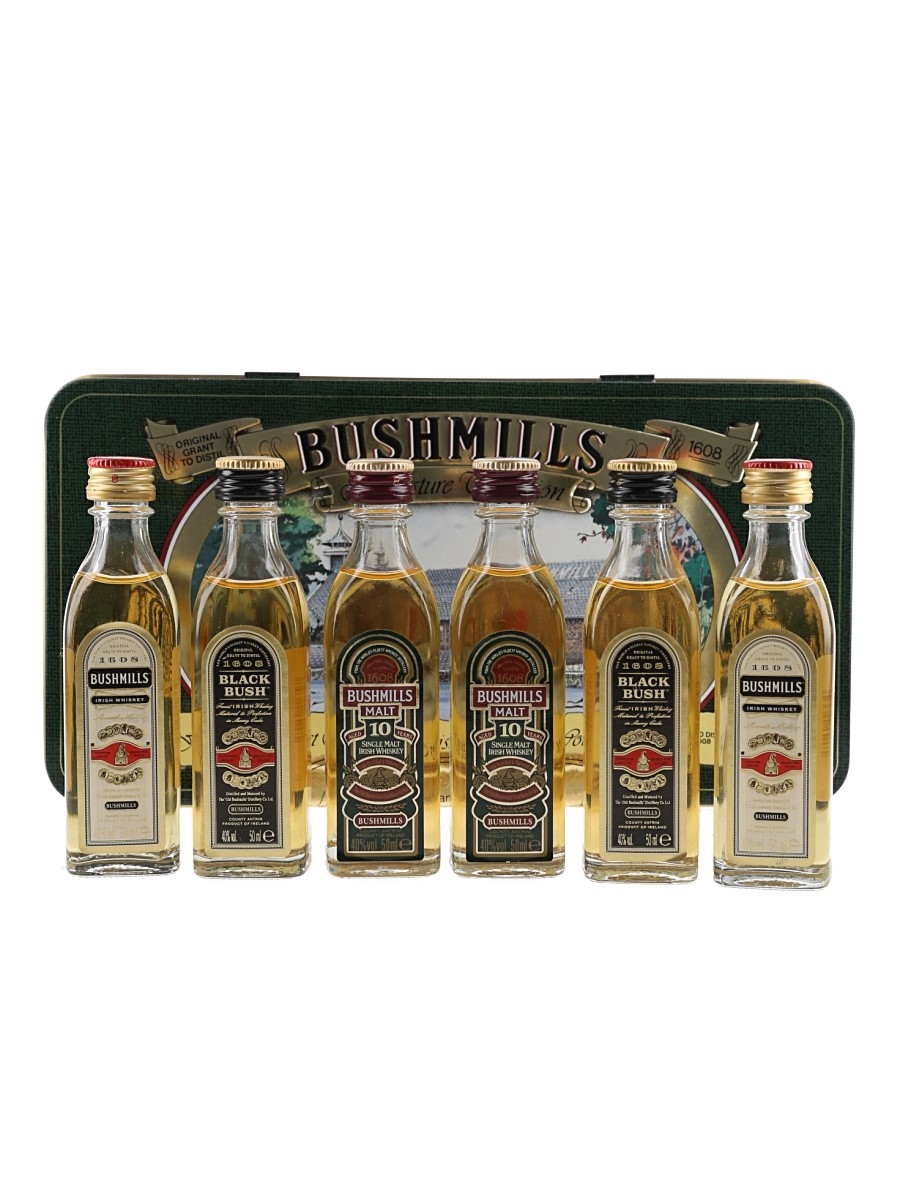 Bushmills Miniature Collection Set Bottled 1990s 6 x 5cl / 40%