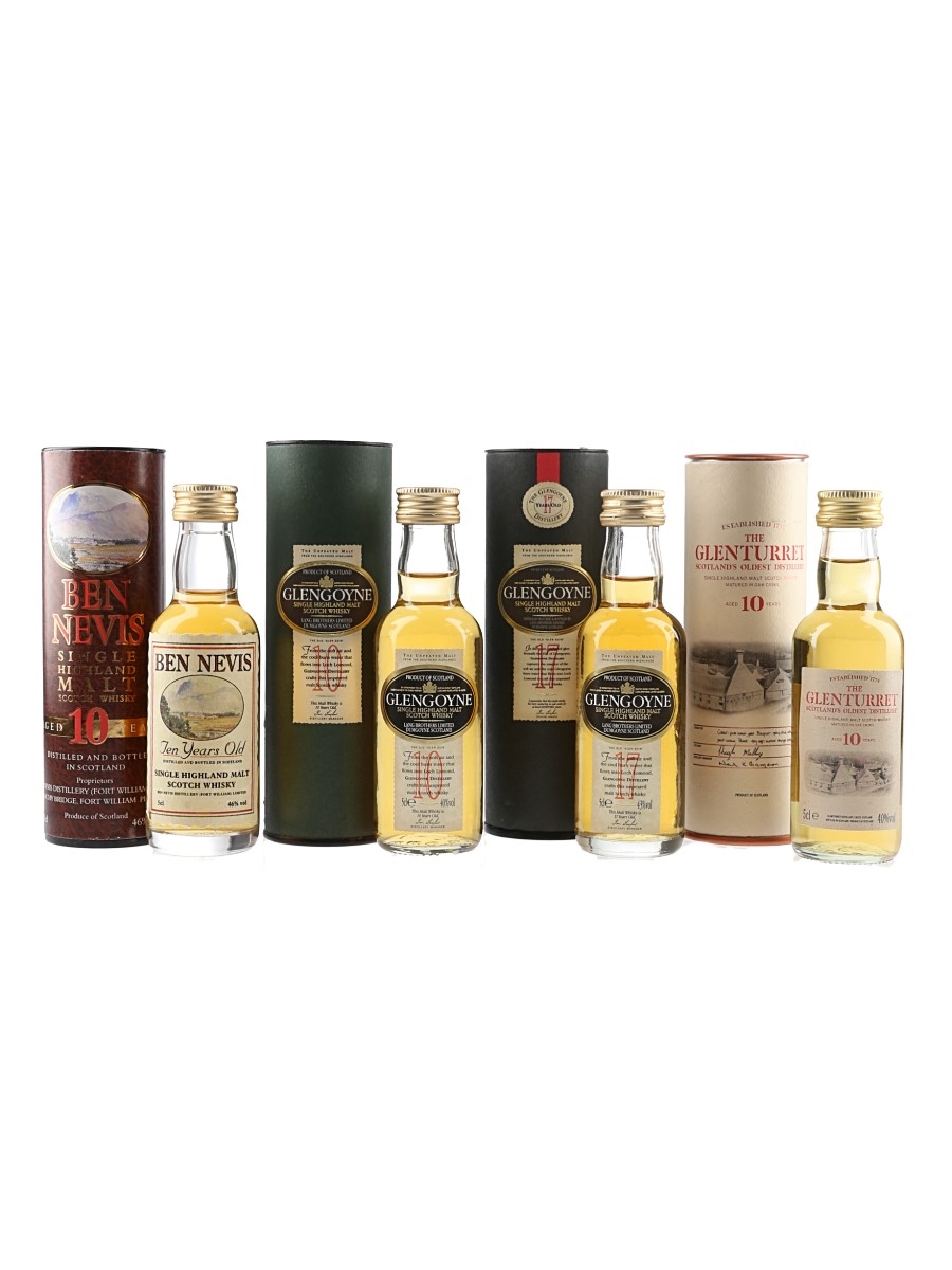 Assorted Highland Single Malt Whisky  4 x 5cl