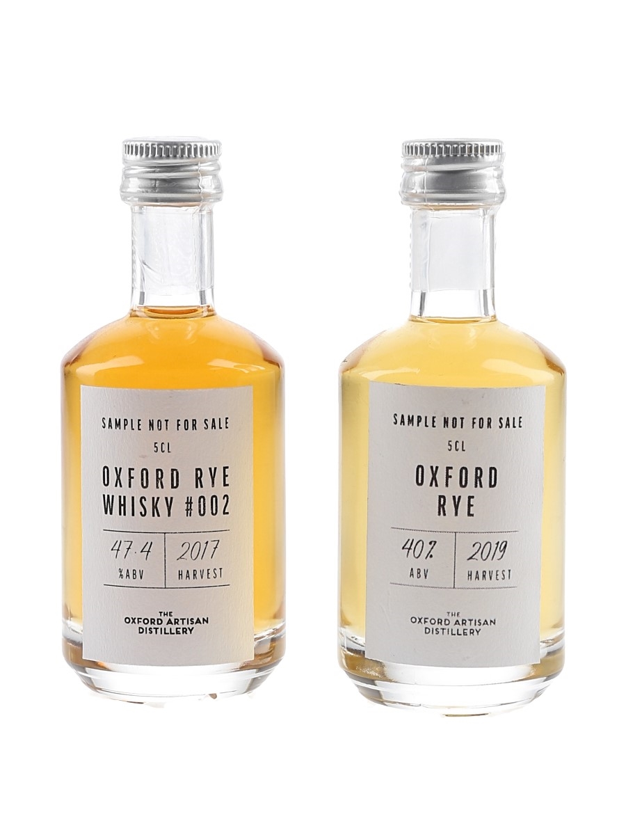 Oxford Rye Whisky #002 & Oxford Rye Sample 2019 Harvest 2 x 5cl