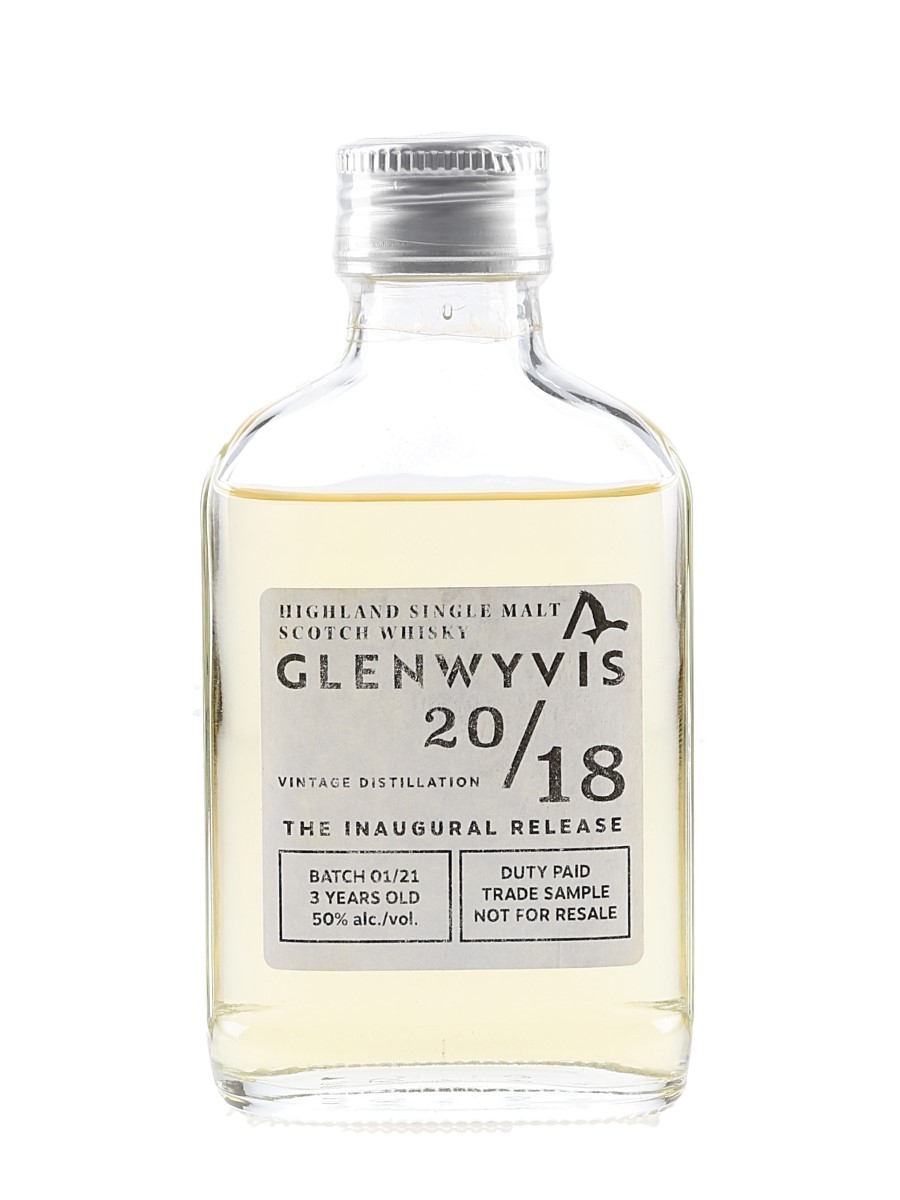 Glenwyvis 2018 Inaugural Release Duty Paid Sample 10cl / 50%