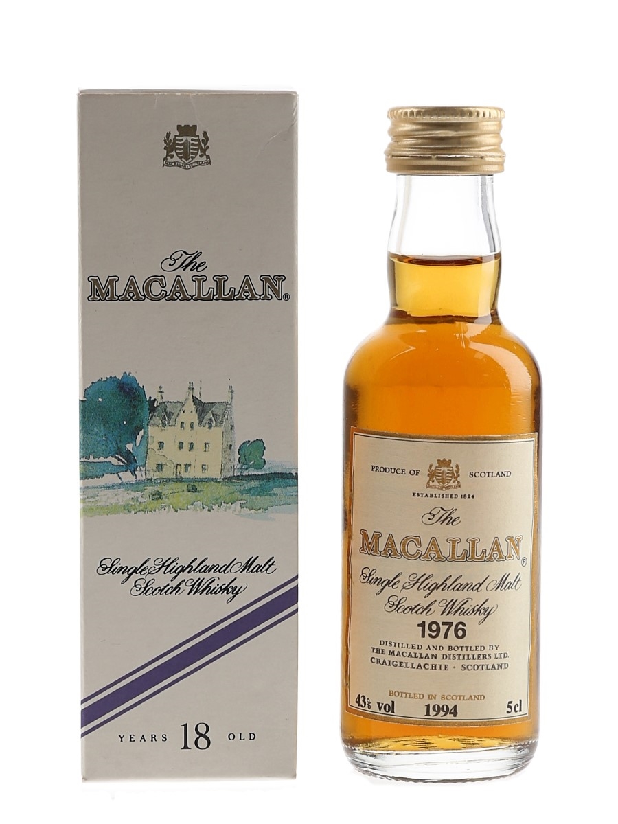 Macallan 1976 18 Year Old Bottled 1994 5cl / 43%