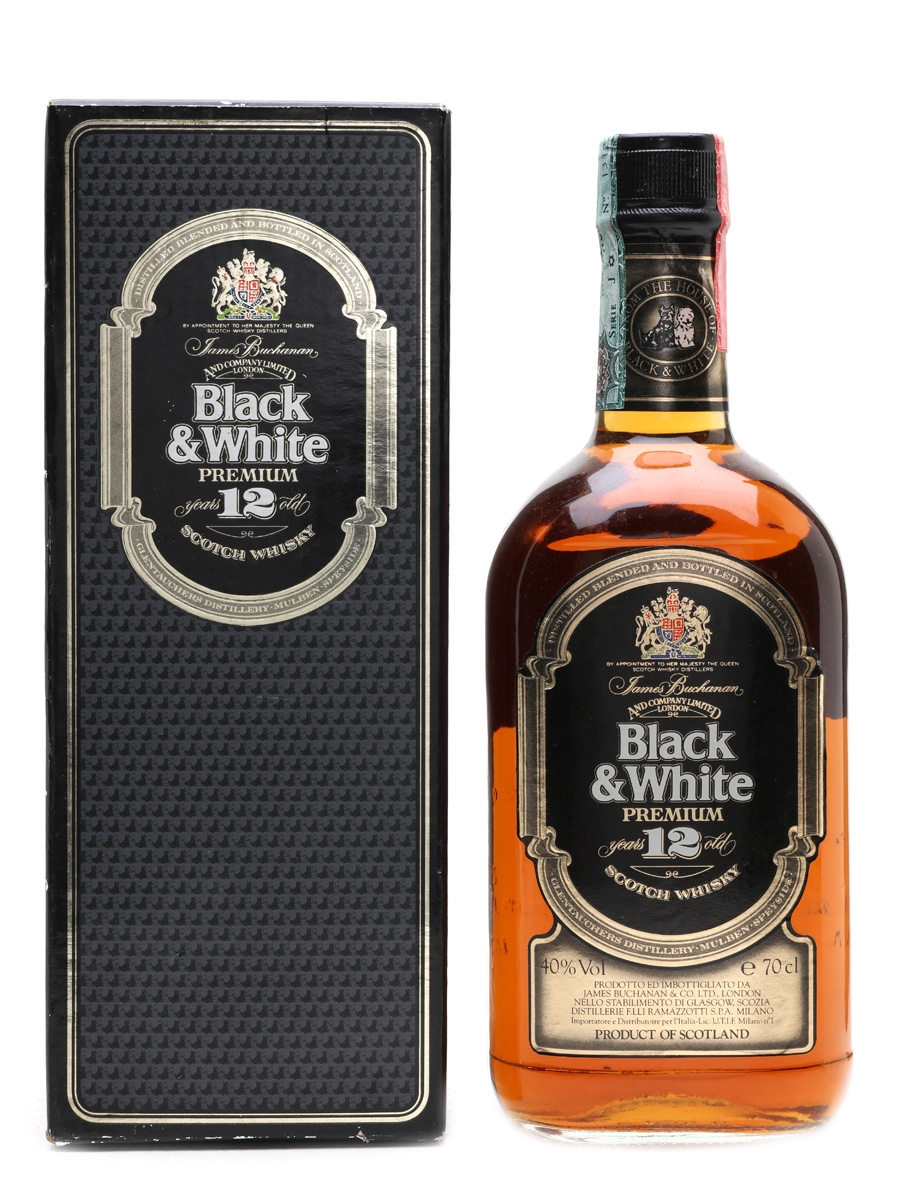 Black & White 12 Year Old Premium - Lot 18621 - Buy/Sell Blended