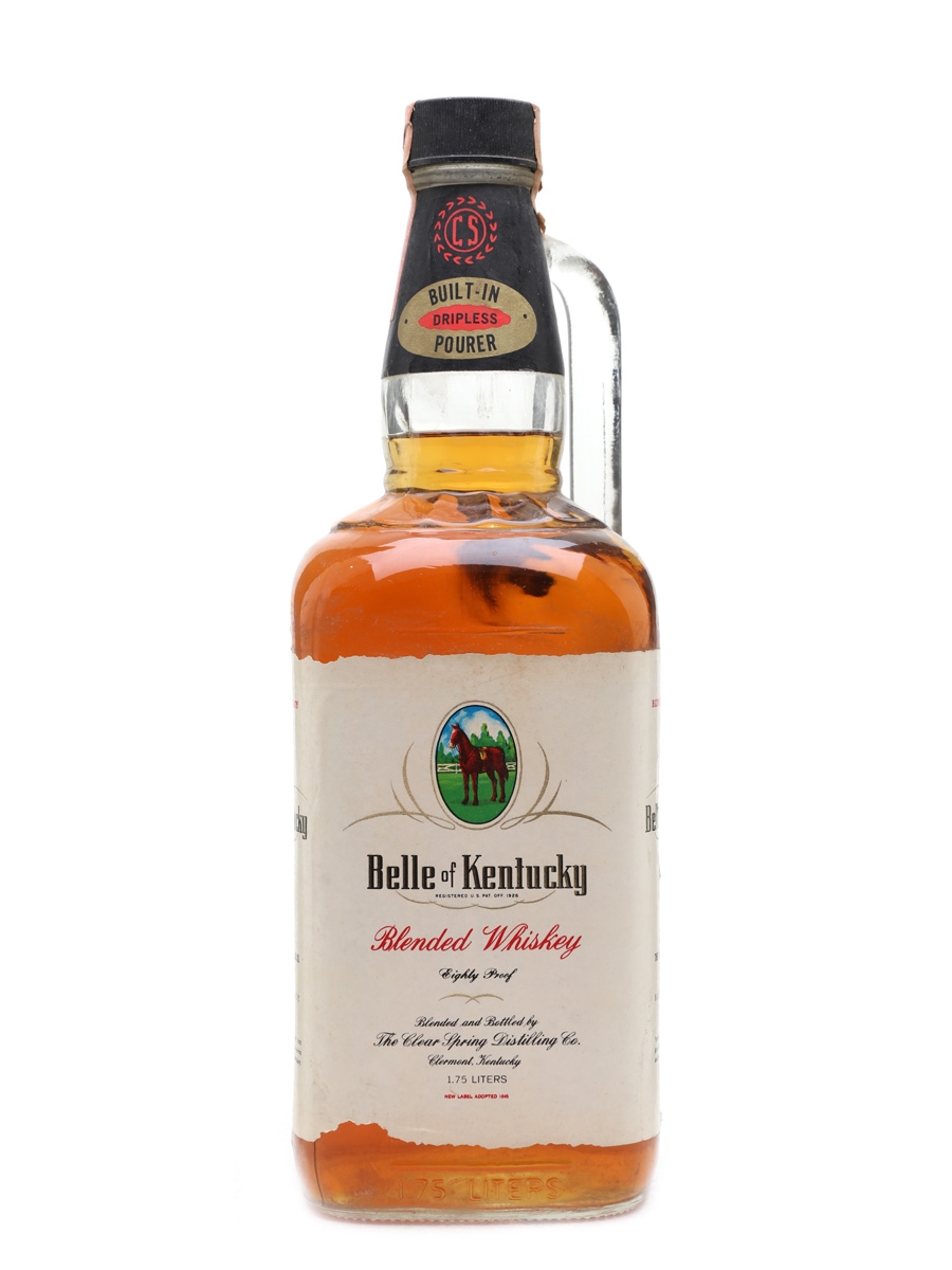 Belle Of Kentucky Bottled 1980s 175cl / 40%