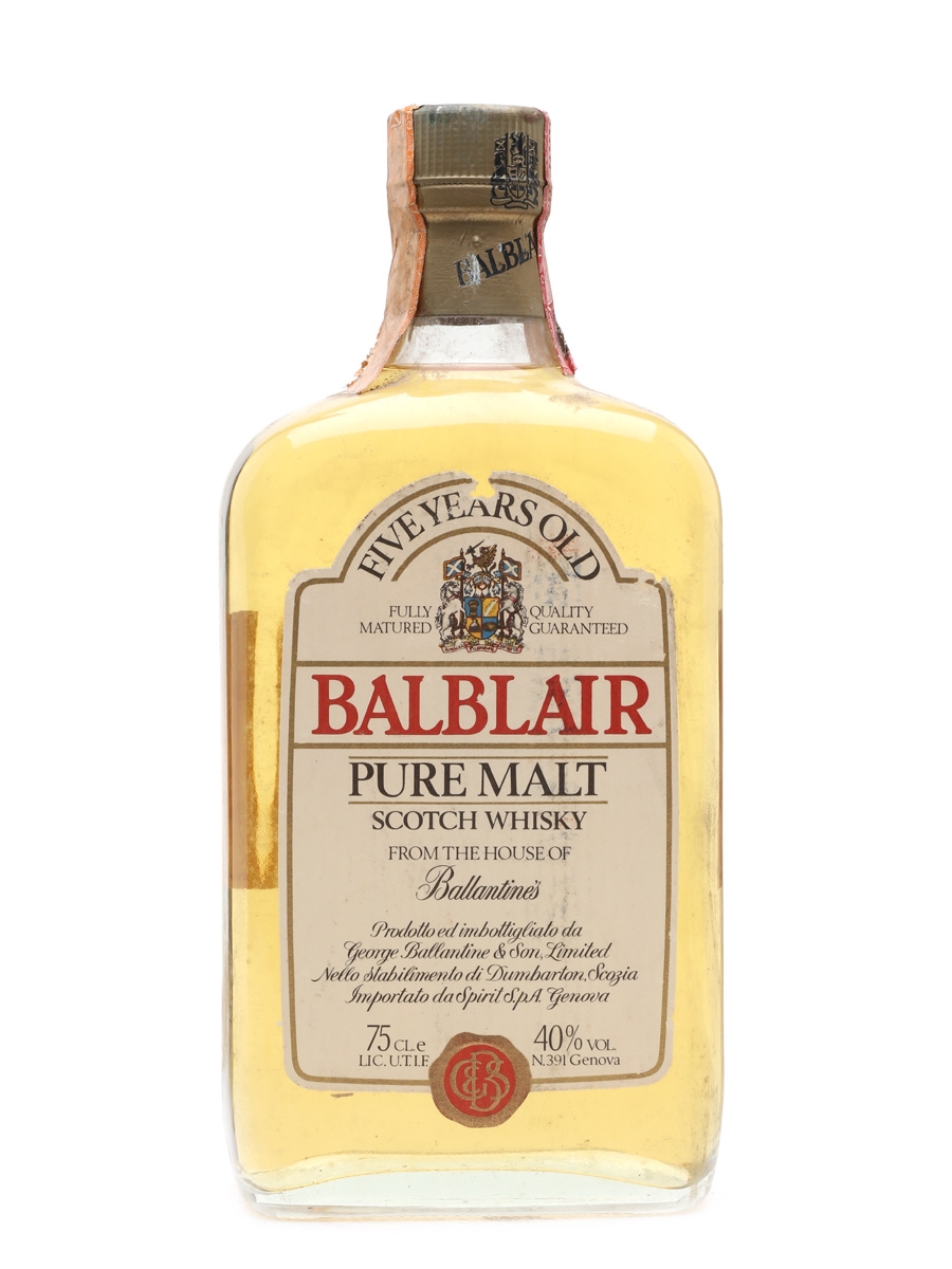 Balblair 5 Year Old Bottled 1980s 75cl / 40%