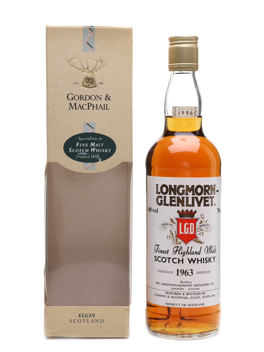 Longmorn 1963 Bottled 1996 Gordon & MacPhail 70cl / 40%