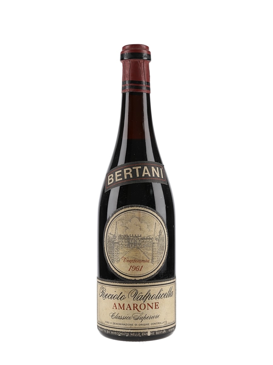 1961 Amarone Della Valpolicella Classico Superiore Bertani 72cl / 15%
