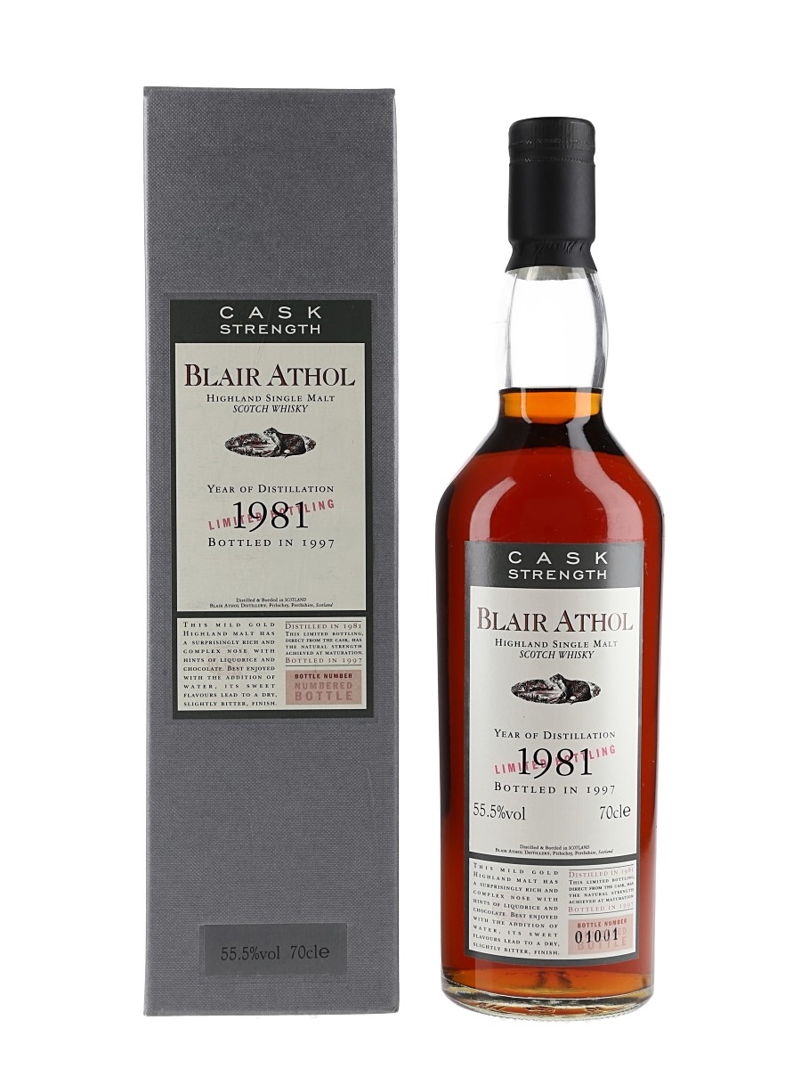 Blair Athol 1981 Bottled 1997 - Flora & Fauna 70cl / 55.5%