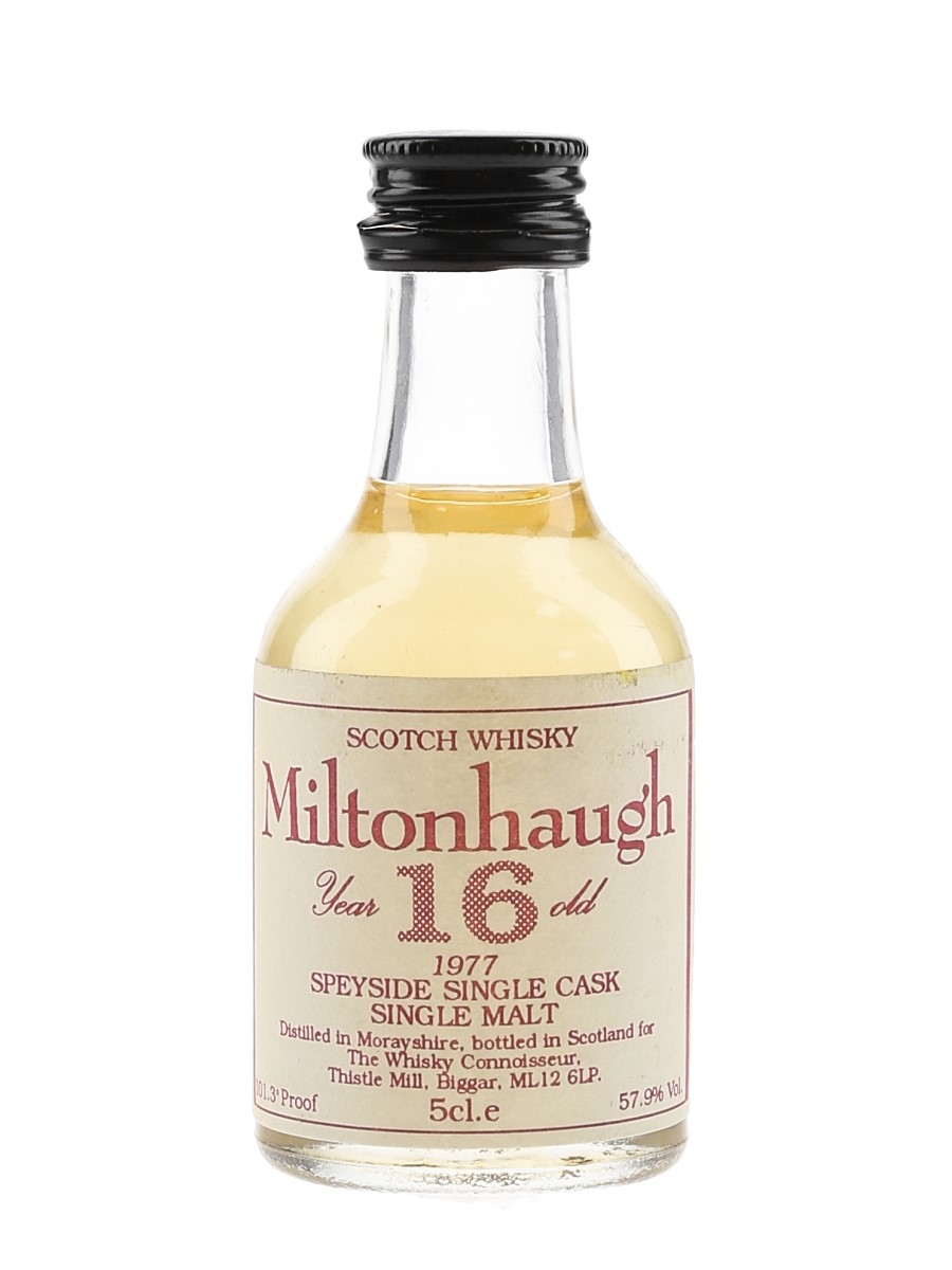 Miltonhaugh 1977 16 Year Old The Whisky Connoisseur 5cl / 57.9%
