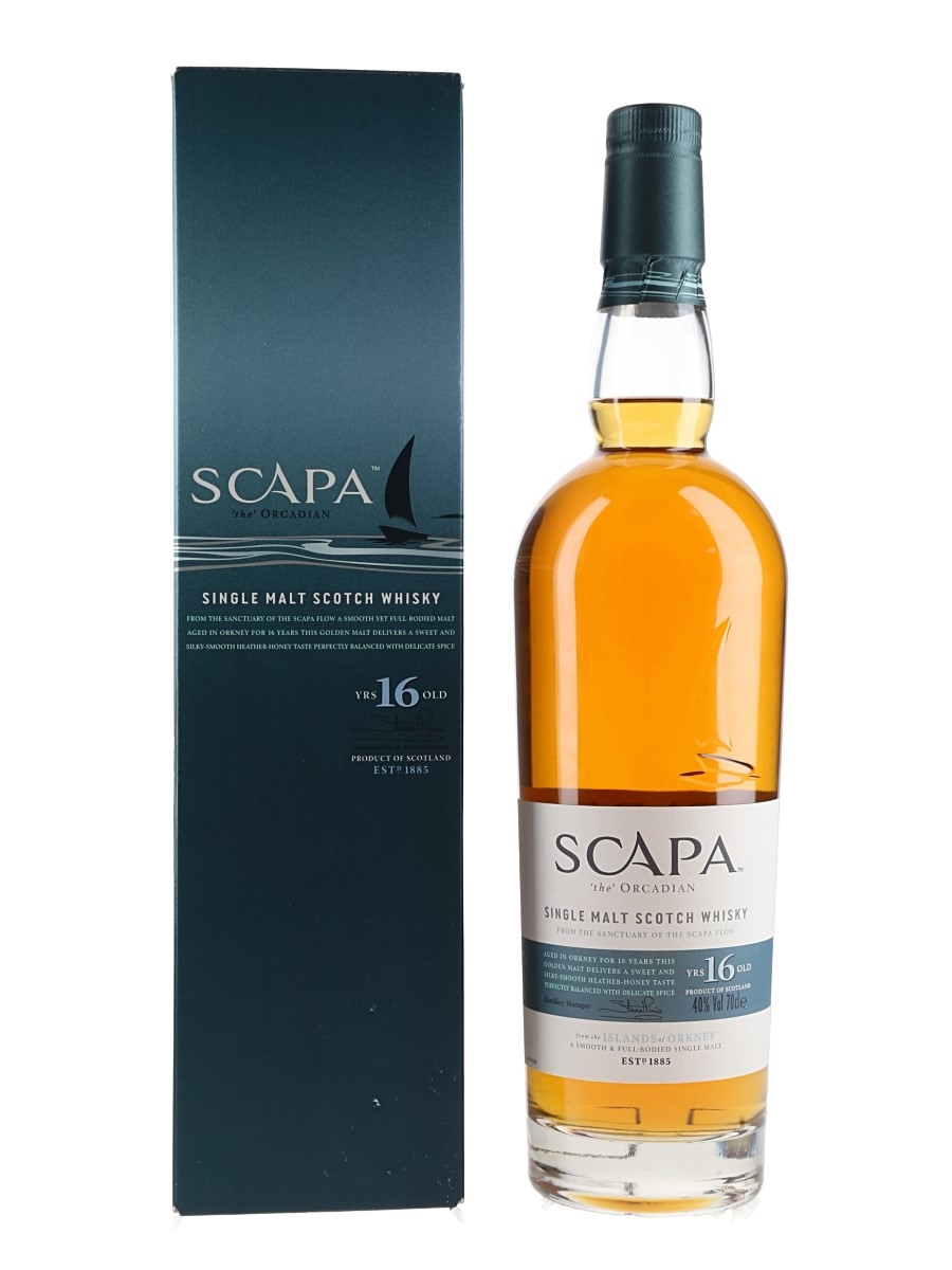 Scapa 16 Year Old Bottled 2014 70cl / 40%