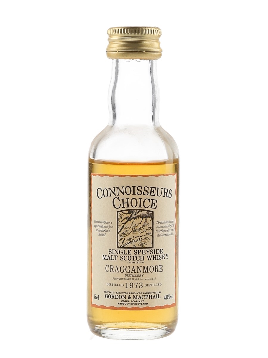 Cragganmore 1973 Bottled 1980s - Gordon & MacPhail 5cl / 40%
