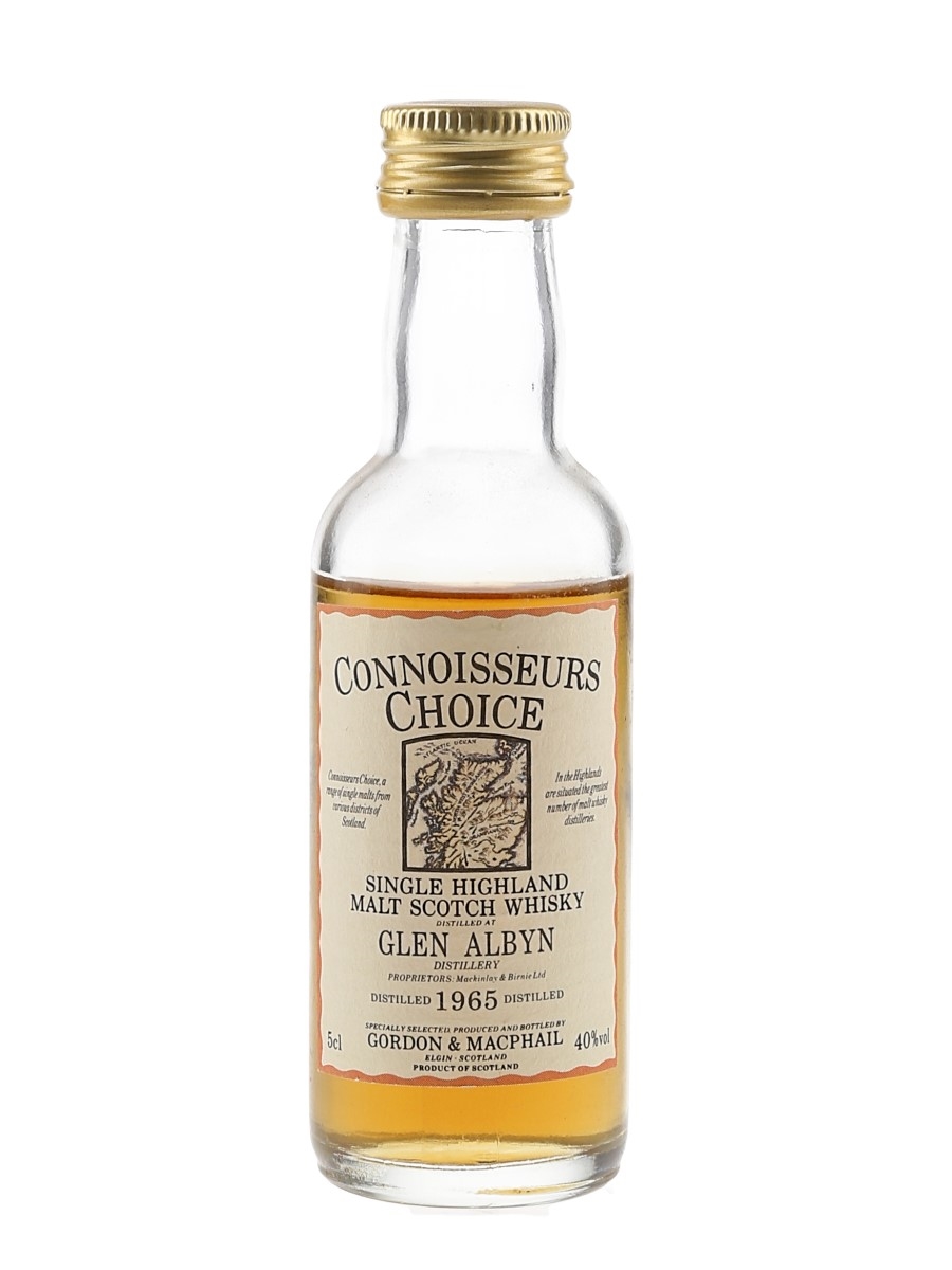 Glen Albyn 1965 Connoisseurs Choice Bottled 1990s - Gordon & MacPhail 5cl / 40%
