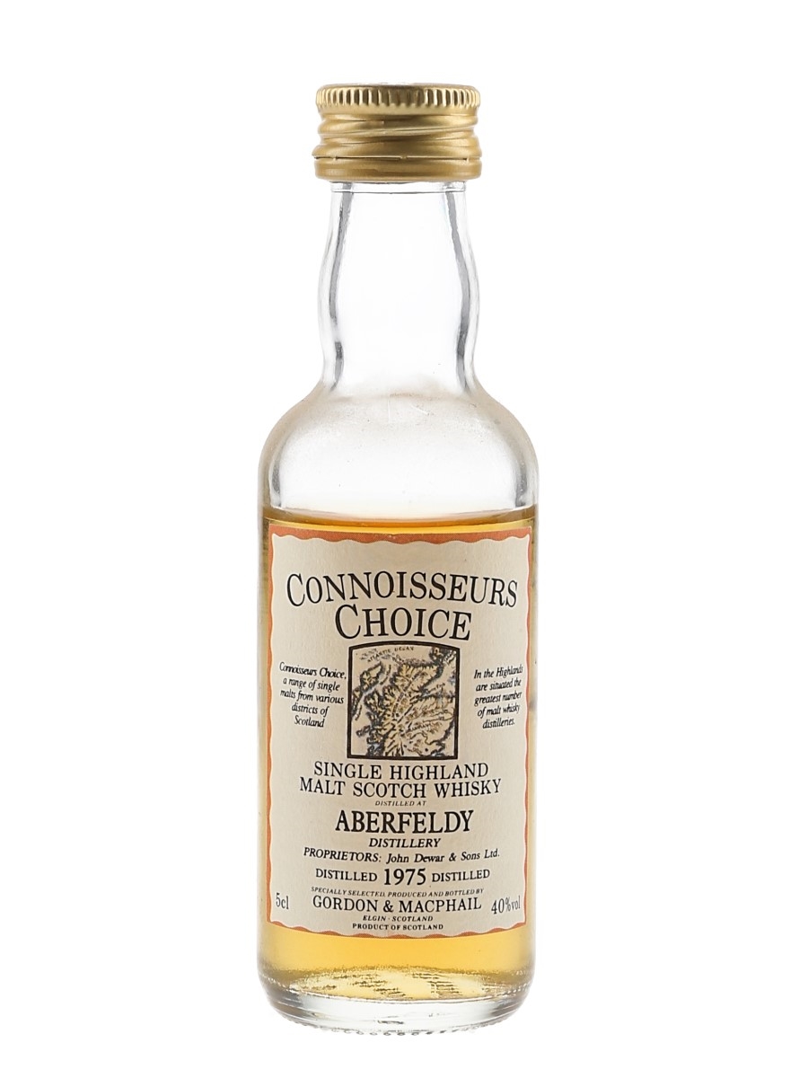 Aberfeldy 1975 Connoisseurs Choice Bottled 1990s - Gordon & MacPhail 5cl / 40%
